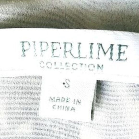 Piperlime Collection BOHO Blue White Abstract Print Pullover Dress Size Small - Picture 5 of 9